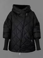 Stephenson – Jacke mit Kapuze Und Rauten Steppmuster