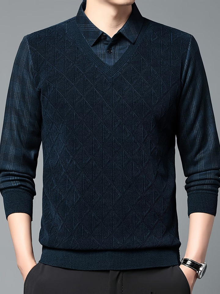 Alan – Langärmeliger Strickpullover