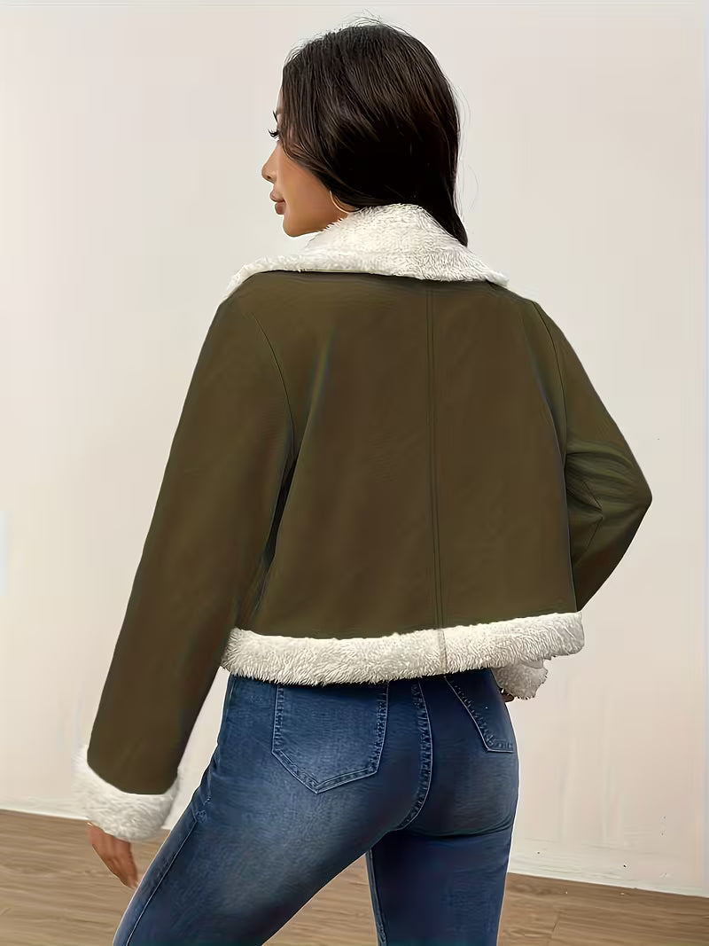 Zilia – Langarm Jacke mit Fleecefutter