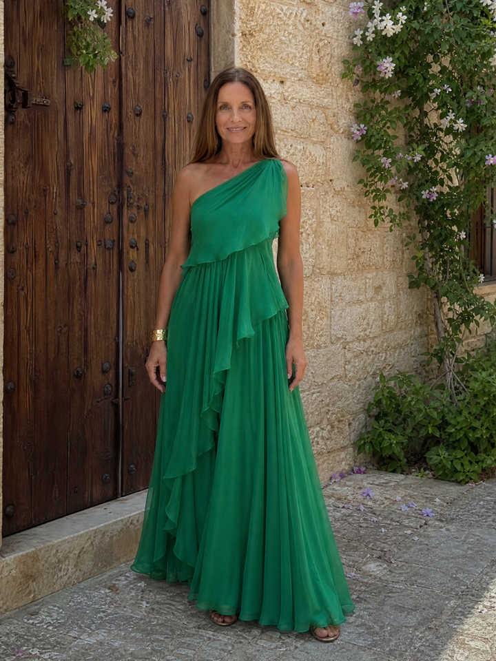 Seyma - Maxi Kleid Mit Rüschen