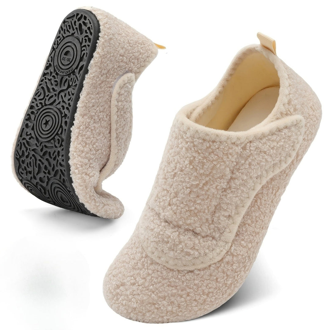 Shehara - Leichter Breiter Slipper Mit Gummisohle