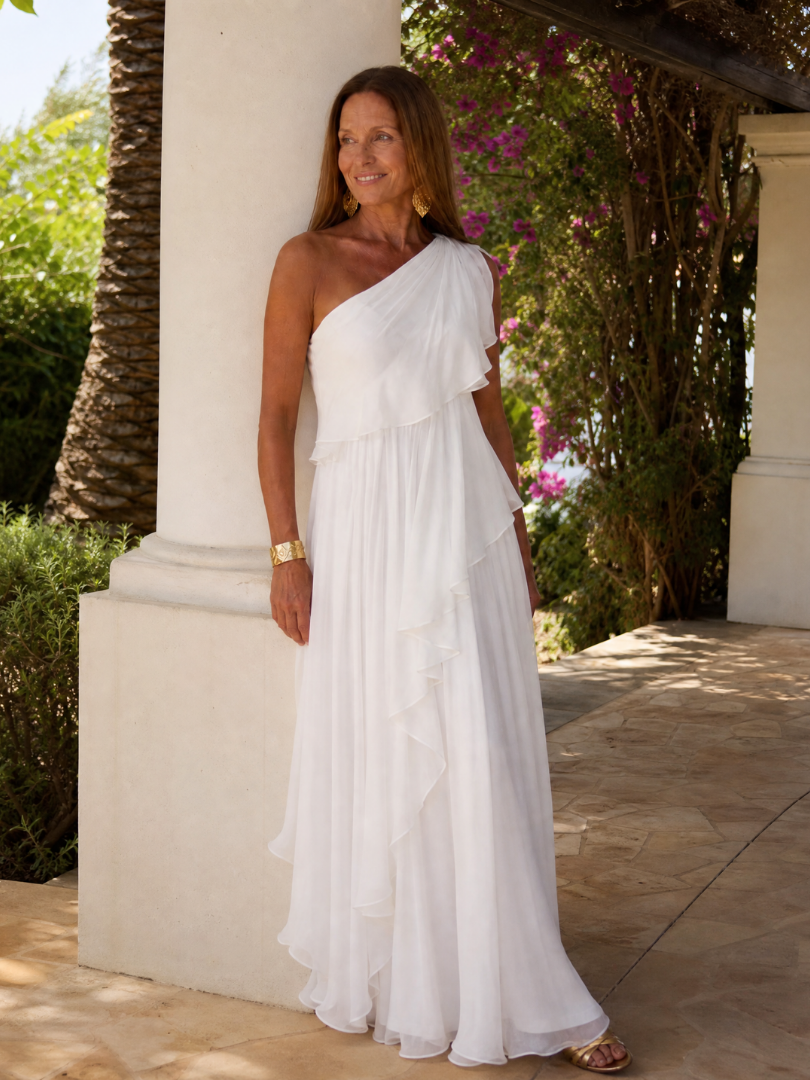 Seyma - Maxi Kleid Mit Rüschen