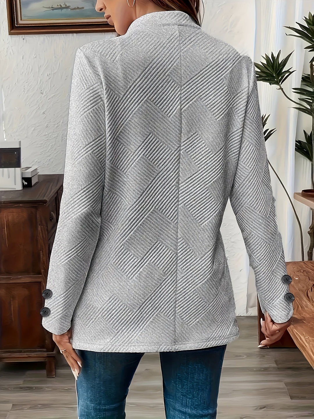 Hilkka - Langarm Jacke Mit Tasche