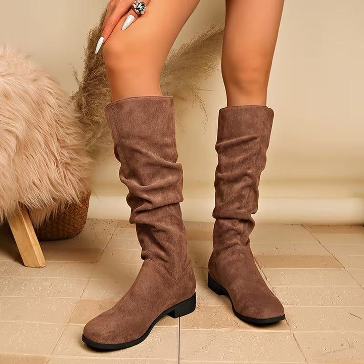 Joliza – Lässige, Wadenhohe Stiefel MIT Niedrigem Absatz