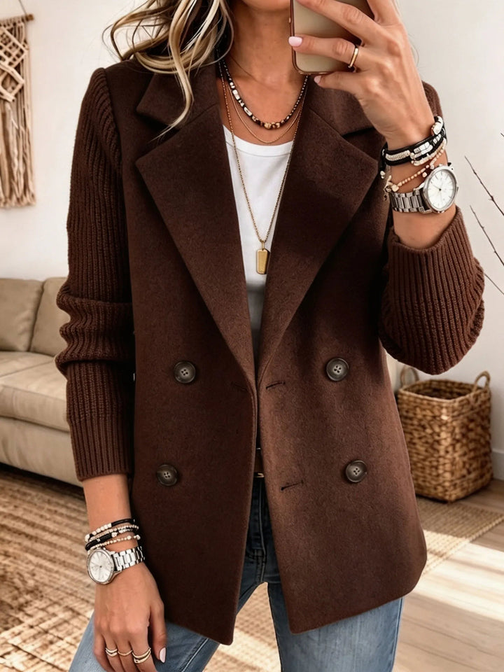 Winchell - Stylische Herbst Jacke Mit Gestrickten Ärmeln