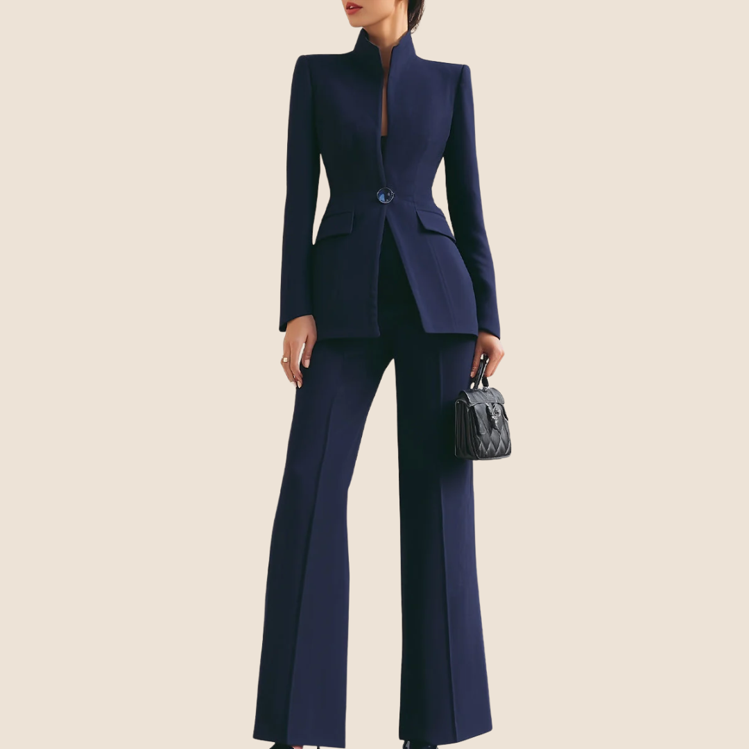 Kaelyn – Ein Knopf-Blazer und Hosenanzug