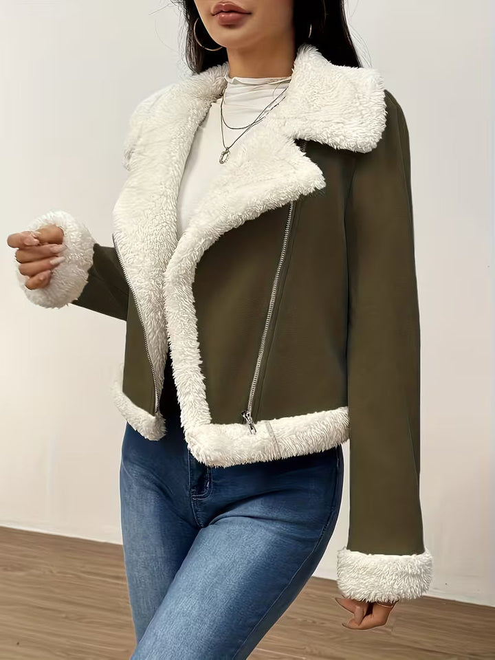 Zilia – Langarm Jacke mit Fleecefutter