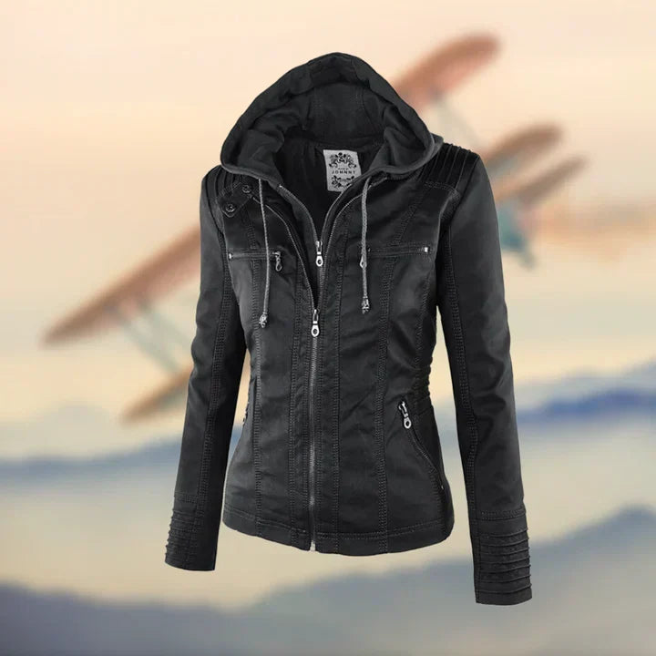 Janina – Elegante Und Einzigartige Leder Jacke