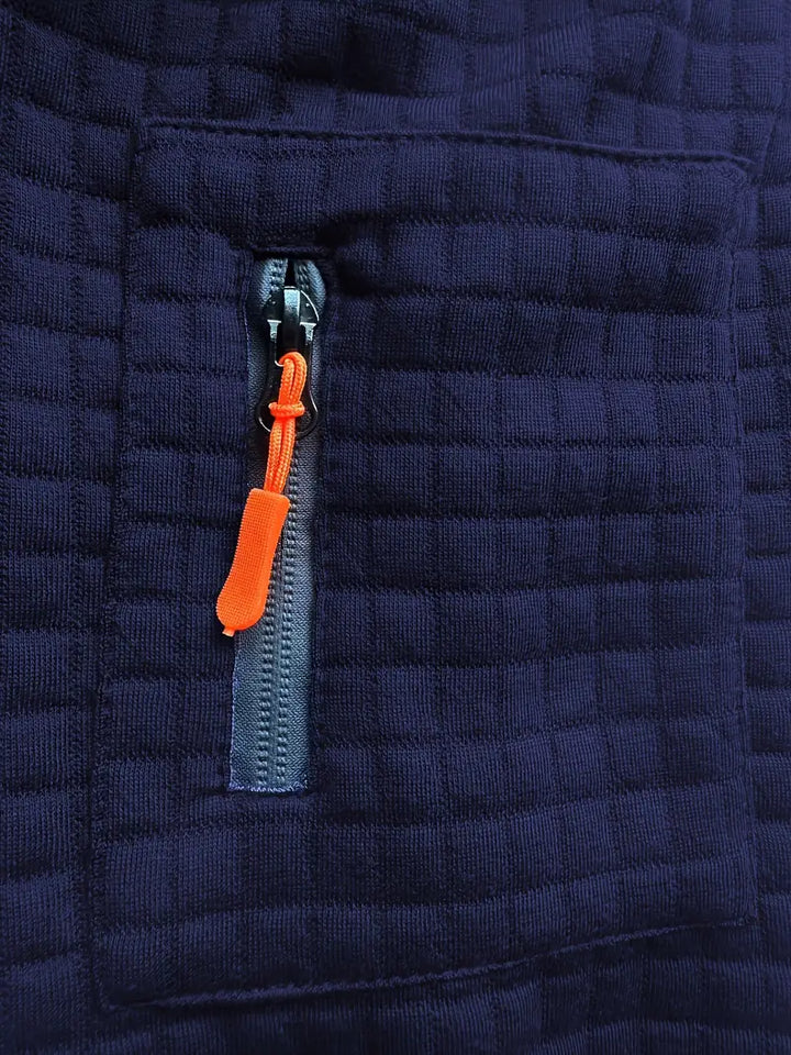 Ephraim – Strukturiertes Poloshirt Mit Ärmeltasche