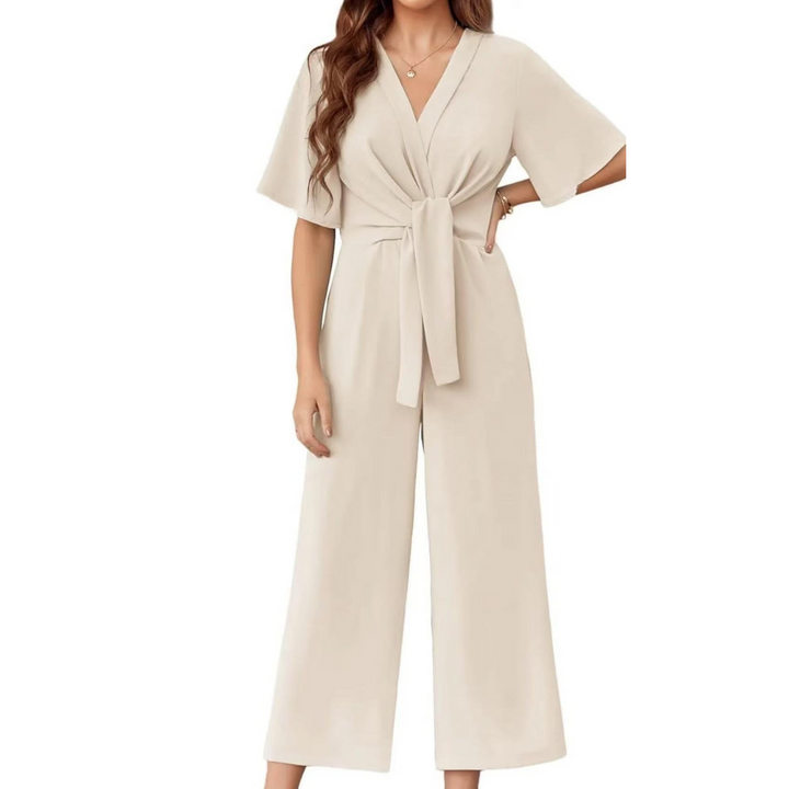Gracie - Elegantes Sommer Kleid Mit Spitzenknoten