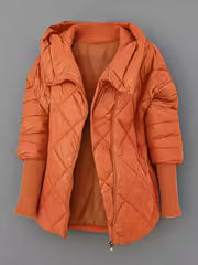 Stephenson – Jacke mit Kapuze Und Rauten Steppmuster
