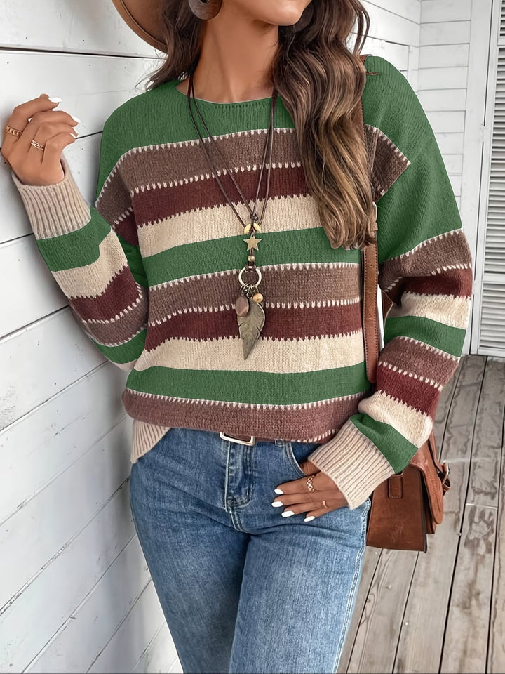 Fadina – Langärmeliger Strickpullover