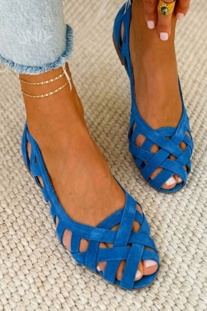 Darsy – Sandalen Mit Gekreuzten Riemen