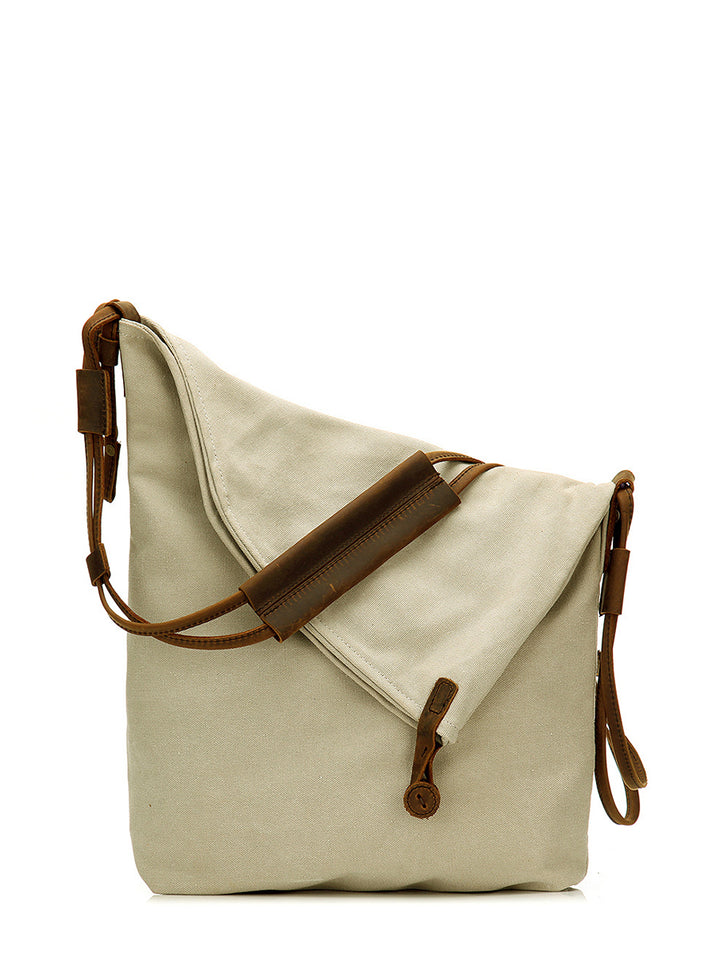 Liraine – Umhängetasche Aus Canvas Und Leder
