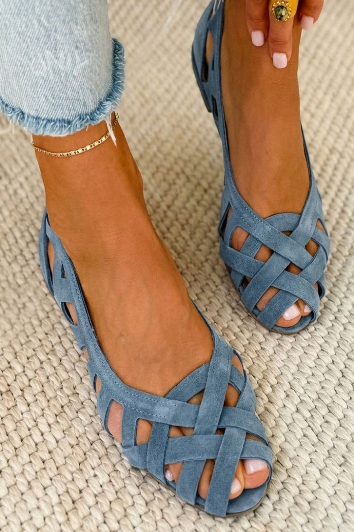 Darsy – Sandalen Mit Gekreuzten Riemen