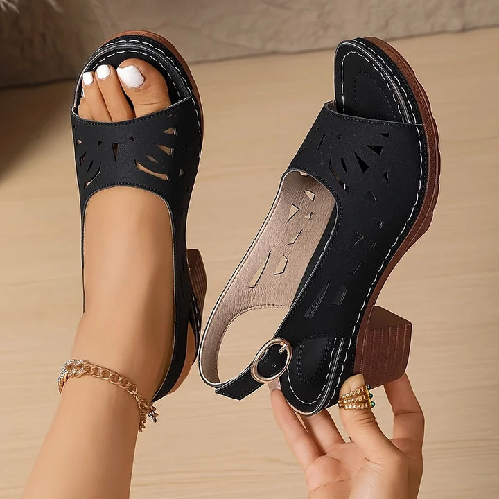 Cristy – Sandalen Mit Fesselriemchen Und Blockabsatz