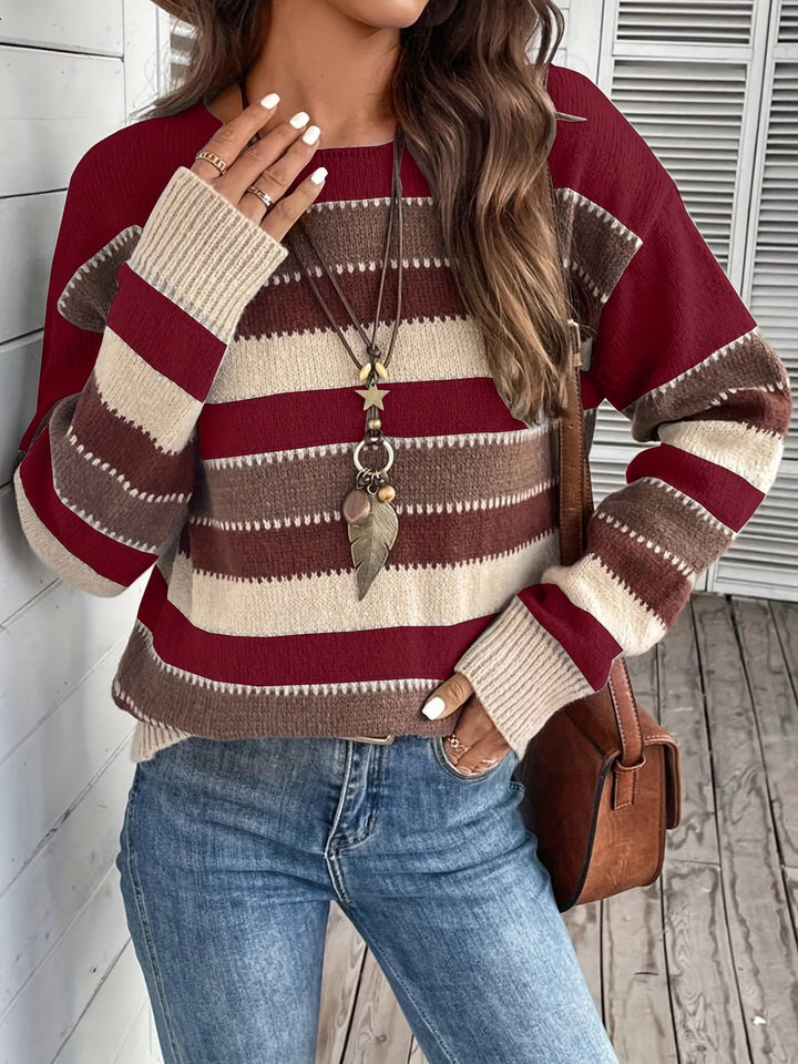 Fadina – Langärmeliger Strickpullover