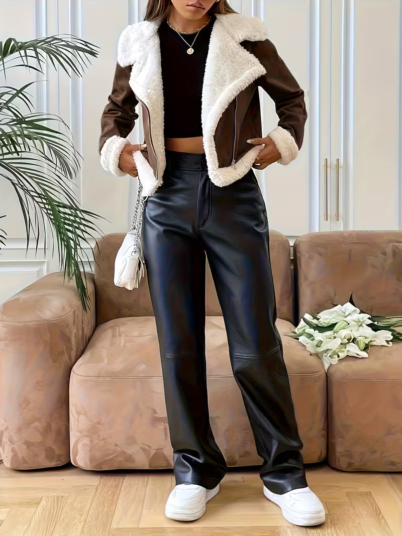Zilia – Langarm Jacke mit Fleecefutter