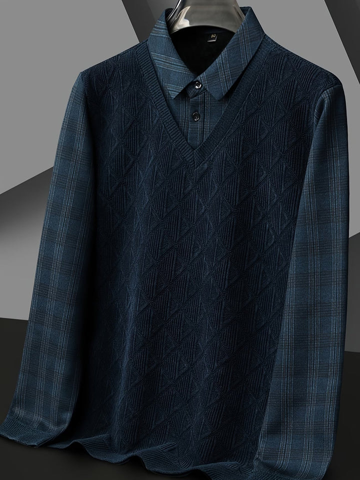 Alan – Langärmeliger Strickpullover