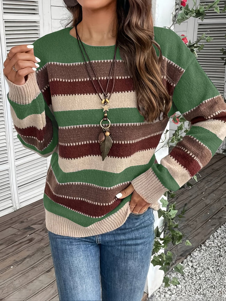 Fadina – Langärmeliger Strickpullover