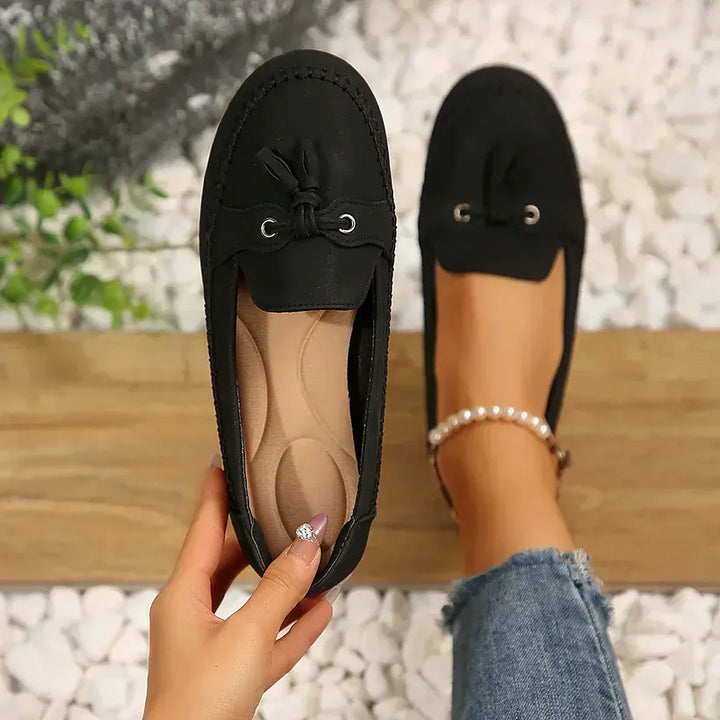 Patamon - Bequeme Slipper Mit Zarten Vintage Schleifen