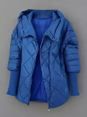 Stephenson – Jacke mit Kapuze Und Rauten Steppmuster