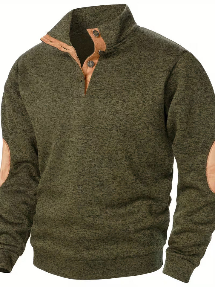 Kashyap – Sweatshirt mit Stehkragen Und Langen Ärmeln