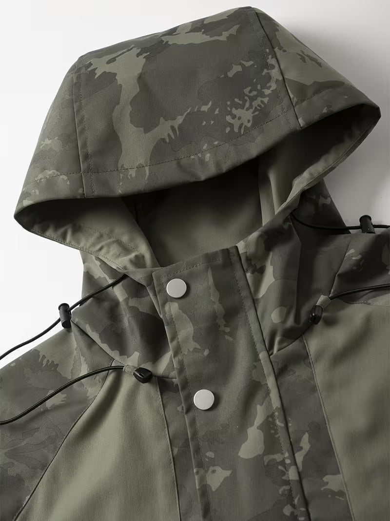 Brekks – Windjacke MIT Kapuze Im Camouflage Gestaltung