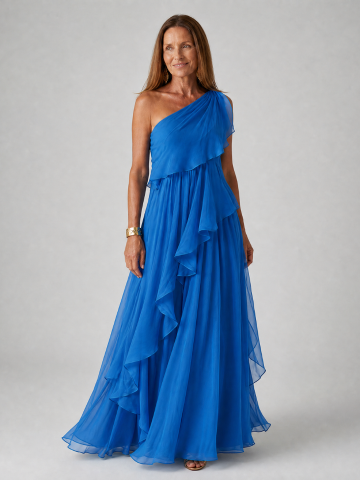 Seyma - Maxi Kleid Mit Rüschen