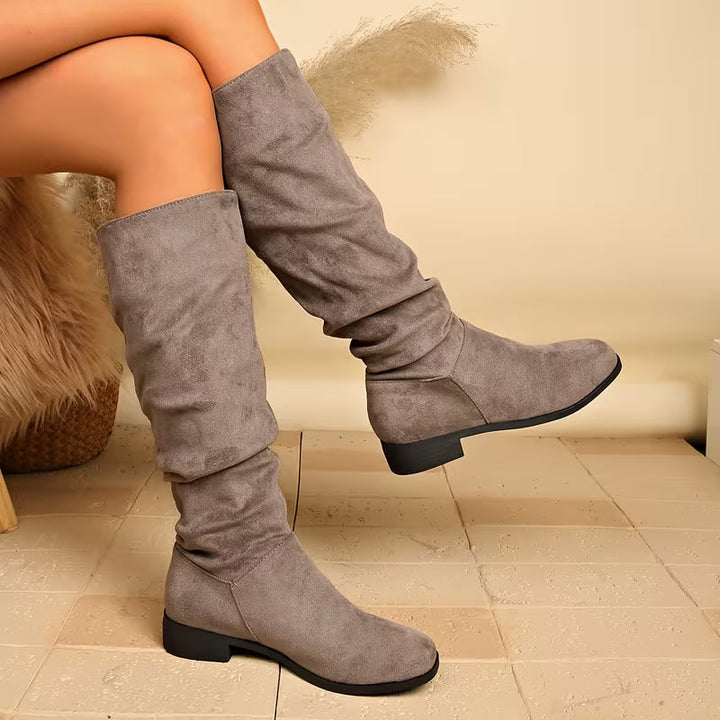 Joliza – Lässige, Wadenhohe Stiefel MIT Niedrigem Absatz