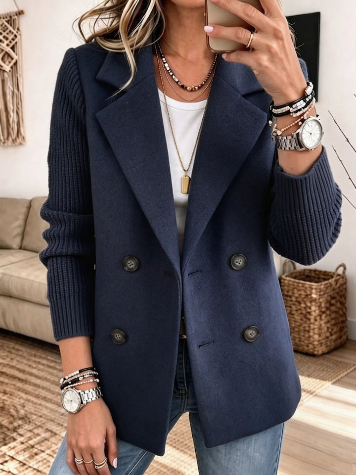 Winchell - Stylische Herbst Jacke Mit Gestrickten Ärmeln