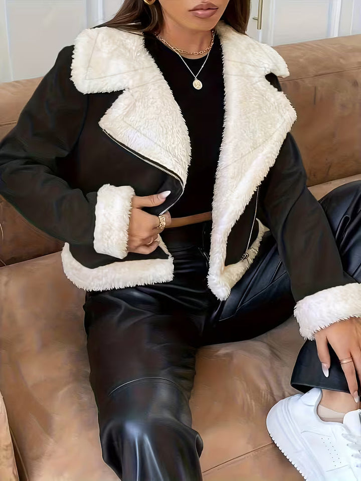 Zilia – Langarm Jacke mit Fleecefutter