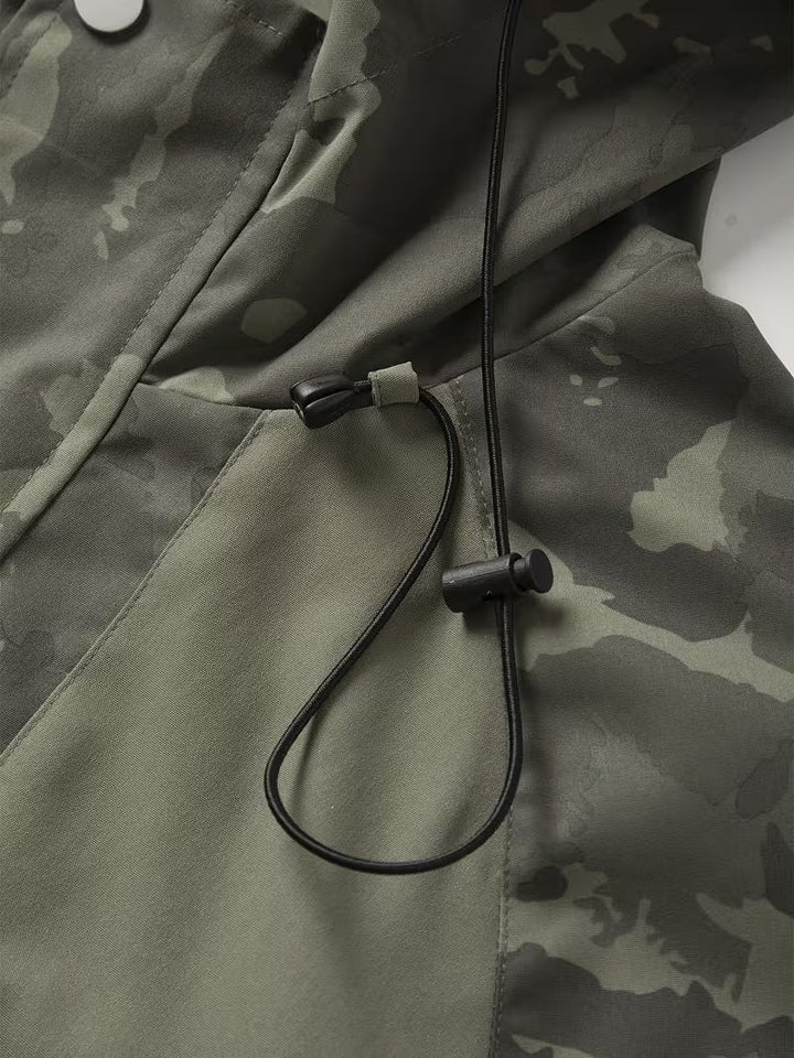 Brekks – Windjacke MIT Kapuze Im Camouflage Gestaltung