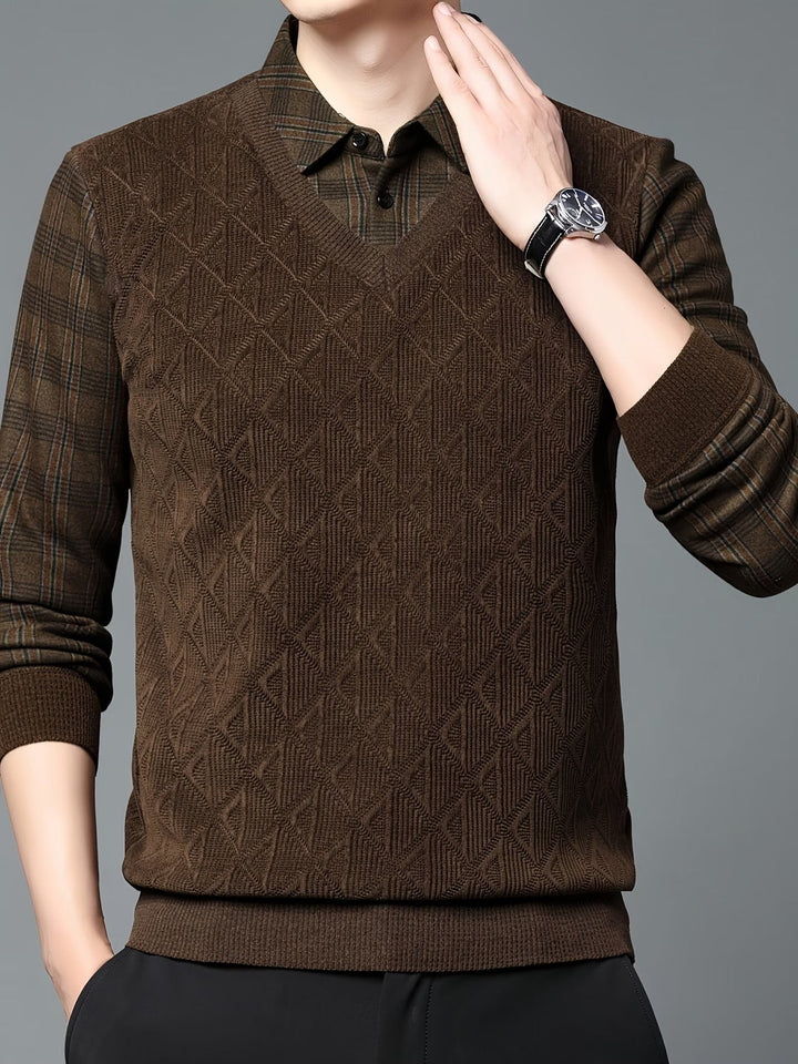 Alan – Langärmeliger Strickpullover