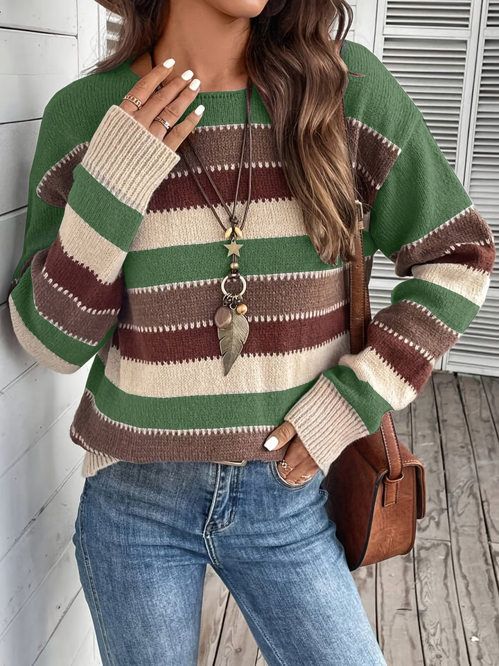 Fadina – Langärmeliger Strickpullover