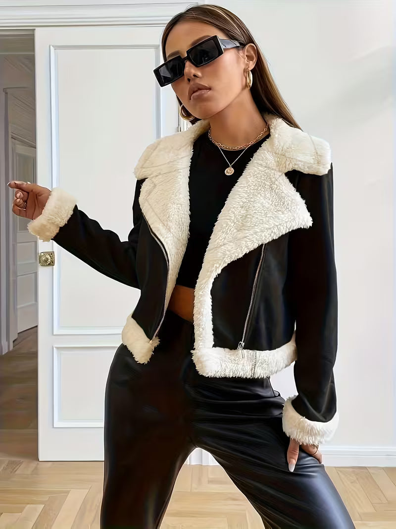 Zilia – Langarm Jacke mit Fleecefutter