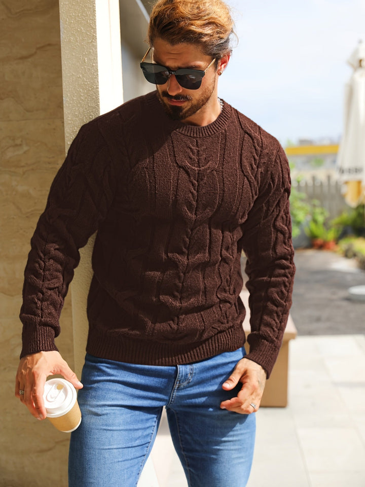 Bavon - Lässiger Gestreifter Pullover