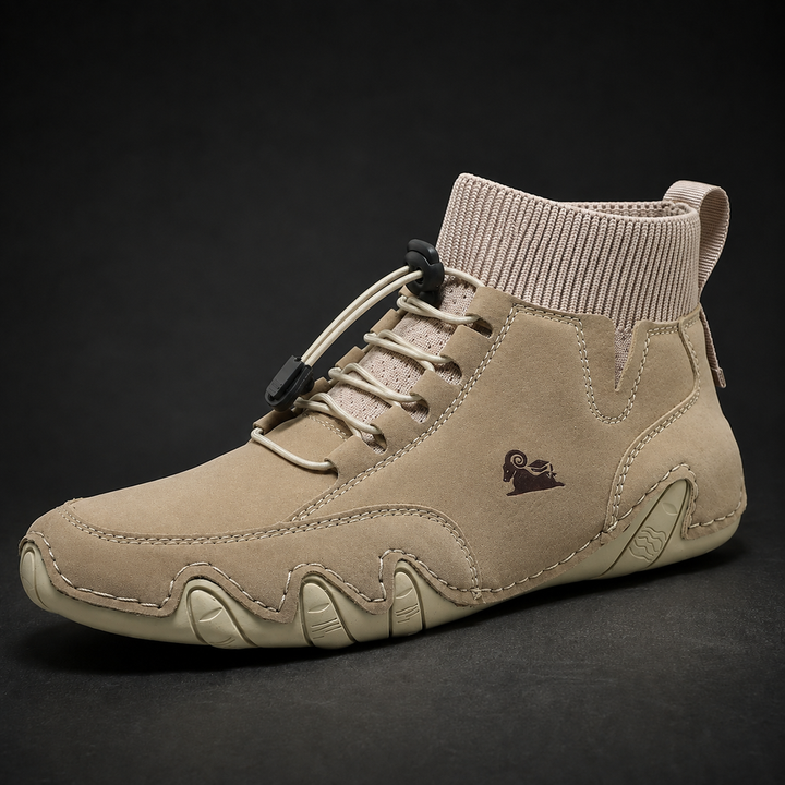 Tuncer – Turnschuh Aus Leder mit Schnürung