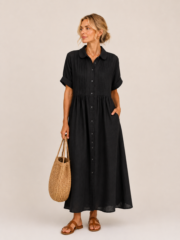 Anjali – Sommerhemd Midi Kleid