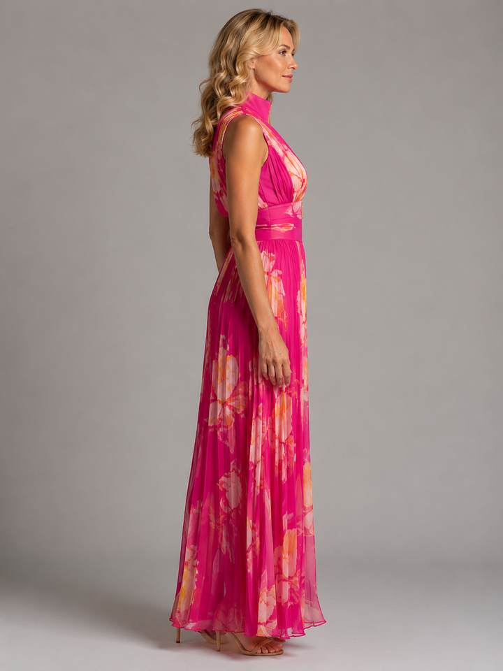 Perrine - Jumpsuit Aus Plissiertem Chiffon