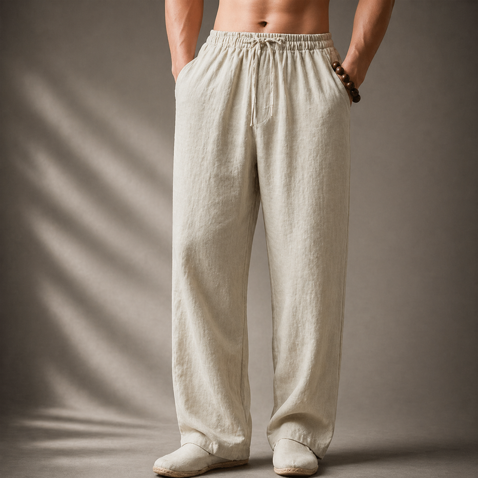 Samoel - Klassische Leinen Hose