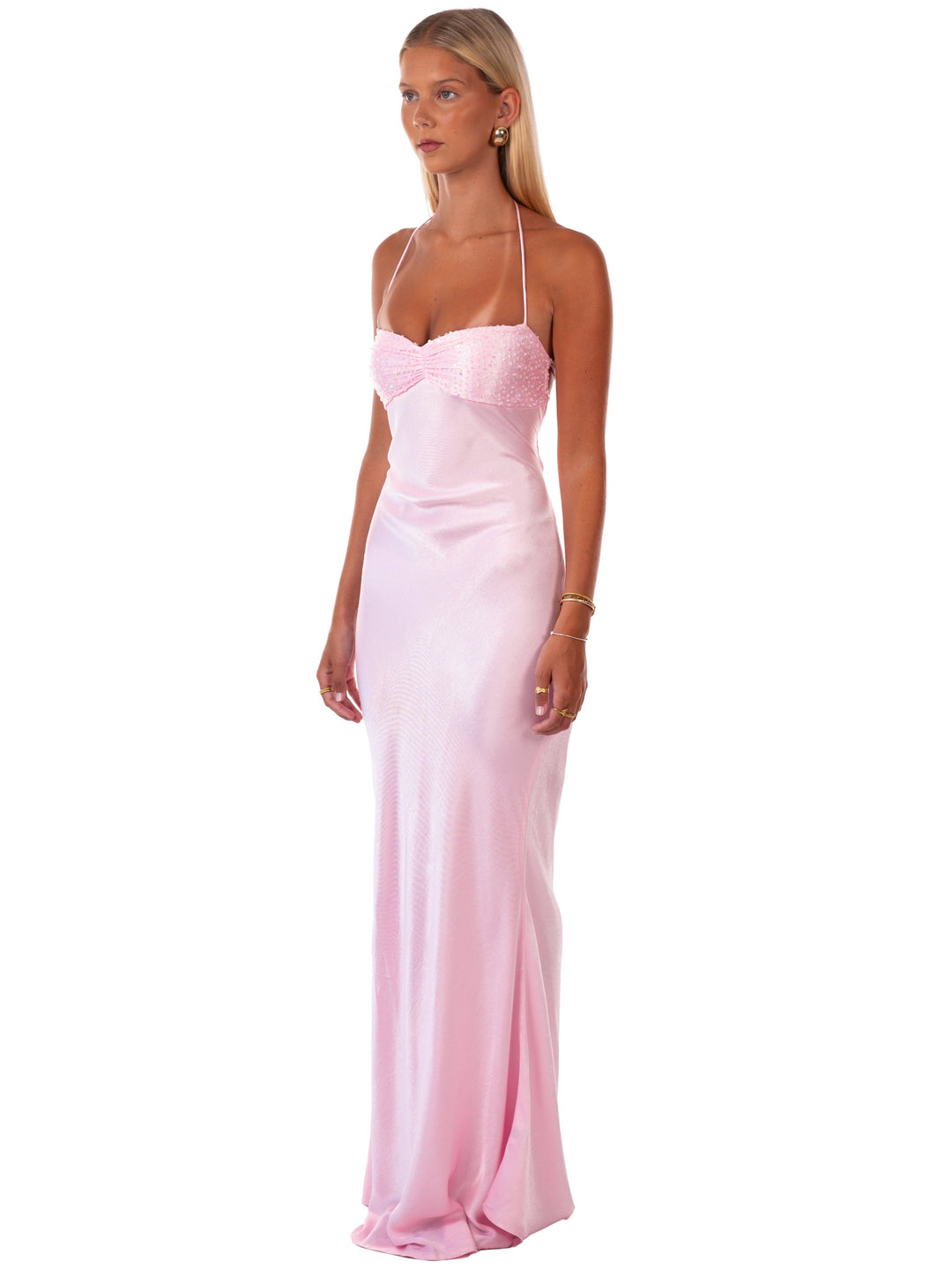Nilysha – Elegantes, ärmelloses Maxikleid