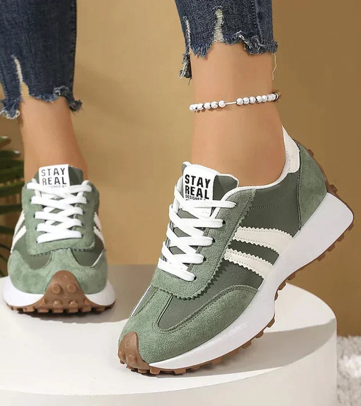 Jonara – Turnschuh Im Retro-Stil Mit Plateausohle