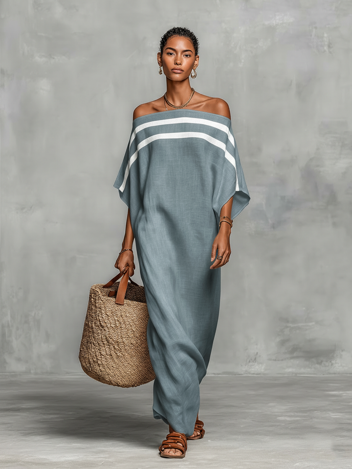 Vilina – Minimalistisches Maxikleid Aus Leinen