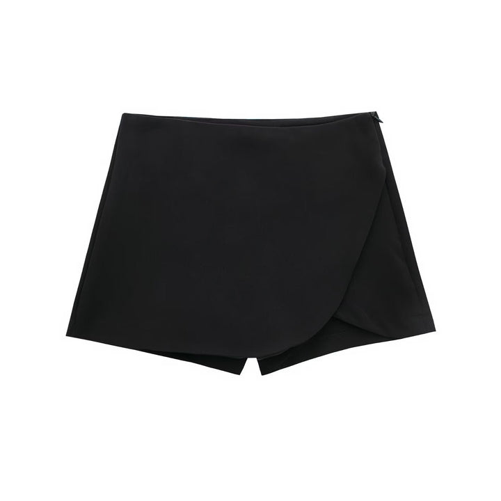 Shavina – Mini-Skort Mit Hoher Taille Und Wickeloptik