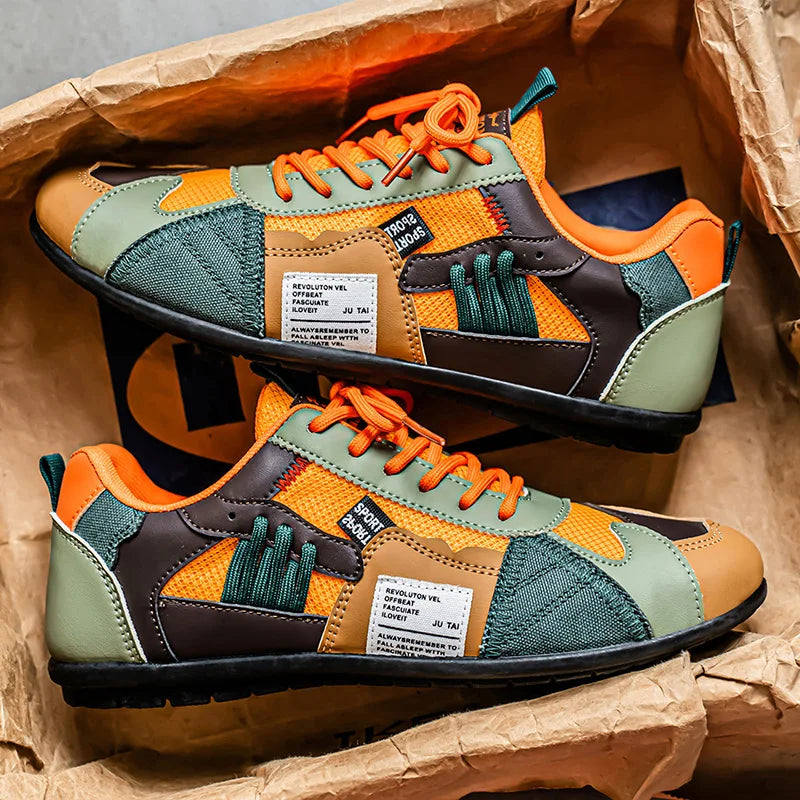 Reinders – Patchwork Turnschuh mit Schnürung