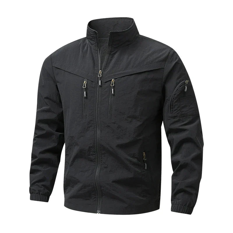 Tymas – Jacke Mit Stehkragen Und Reißverschlusstasche