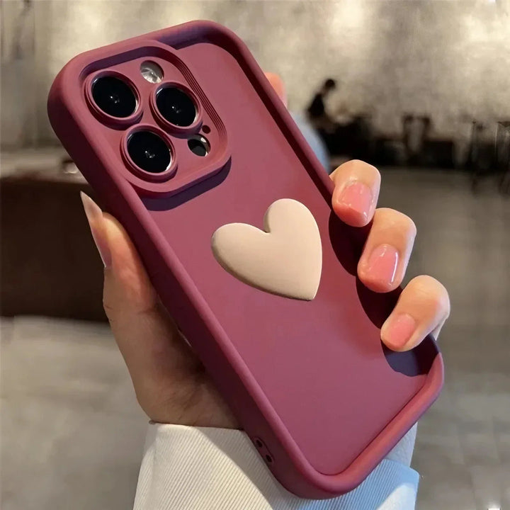 Heartora - Liebesge Schichte  iPhone Hülle Mit Herzgriff