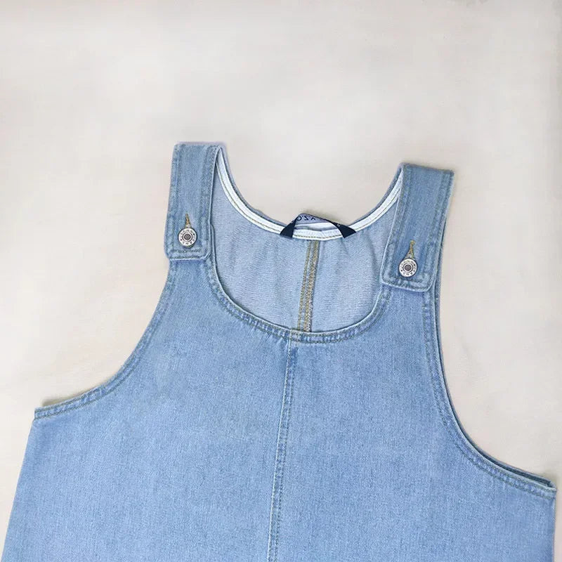 Lucelia – Praktisches Und Leichtes Jeans Kleid