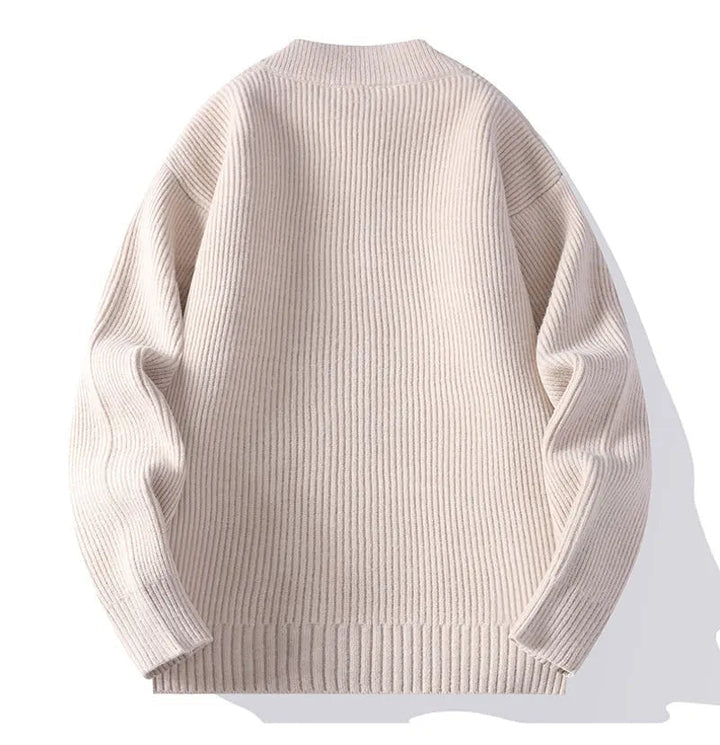 Jorje – Gerippter Strickcardigan Mit Reissverschluss